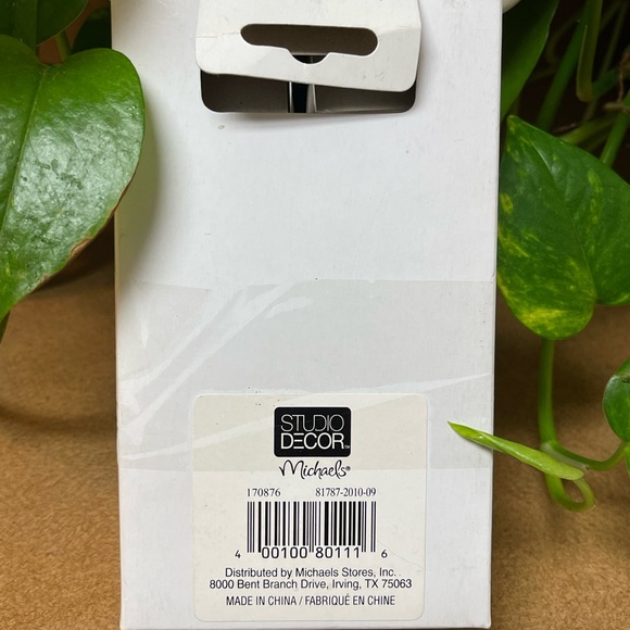 Cupcake Glass name place holder/photo/Ornament 4 Ct New - Picture 11 of 11